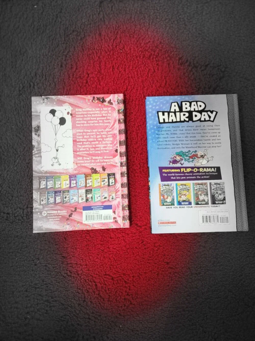 Diary of a Wimpy Kid & Captain Underpants Kids Book Bundle – 2 Books